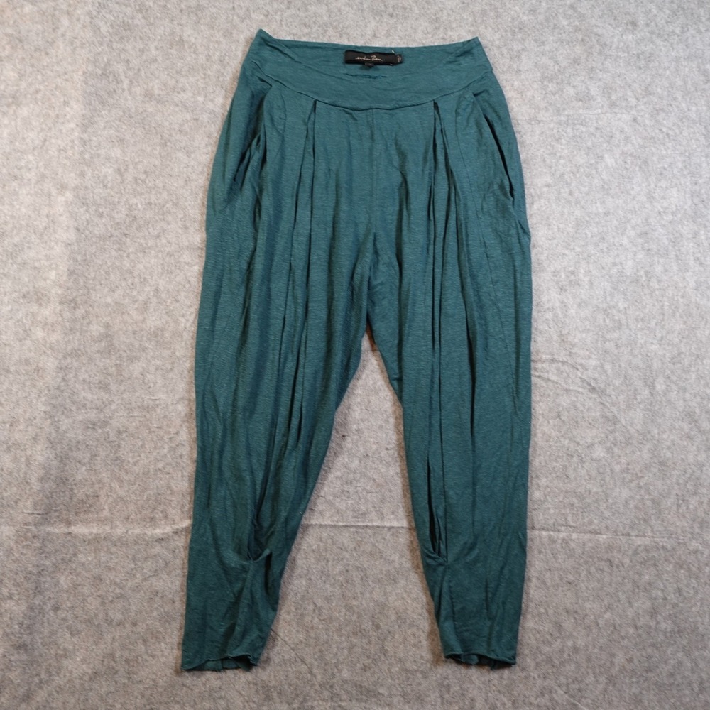 Urban Zen Pants Womens Extra Small Harem Linen Blend Boho‎ Lagenlook Donna Karan